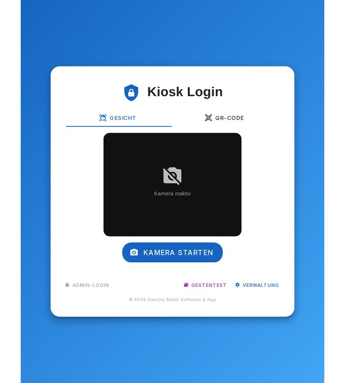 Kiosk-Login mit Gesichtserkennung